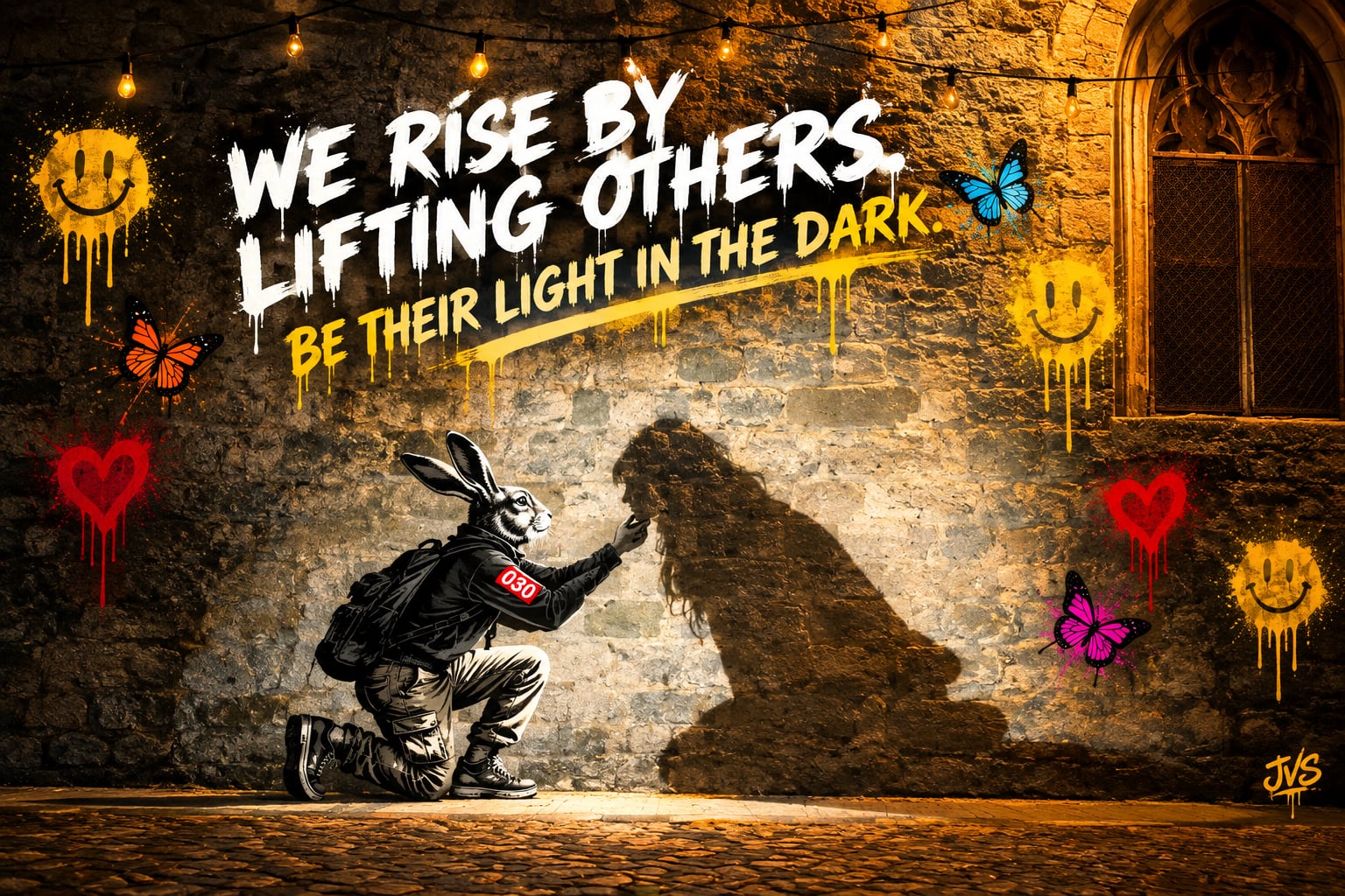 We rise by lifting others