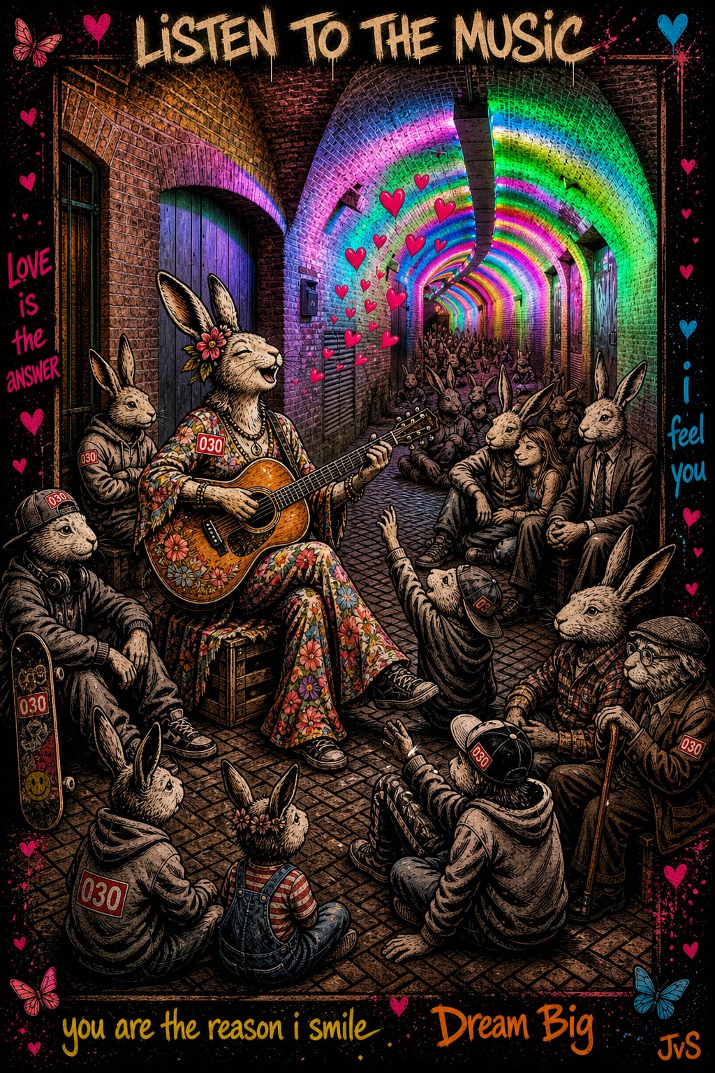 Listen to the music