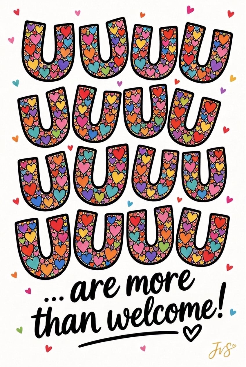 U are more than welcome